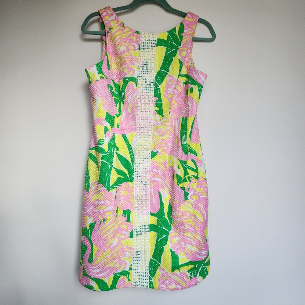 Lilly Pulitzer for Target Pink and Green Midi Dress - Picture 1 of 2